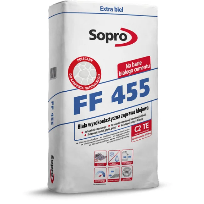 Adeziv Sopro FF 455 alb, 25kg