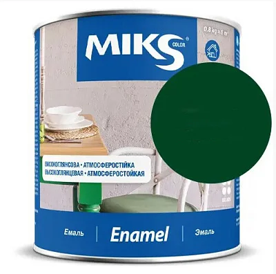 Email alchidic Miks Color verde-închis, 2.8kg