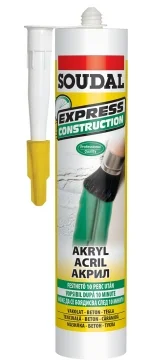 Ermetic acrilic SOUDAL Express Alb 280ml