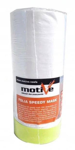 Folie de acoperire cu banda de mascare Motive Speedy Mask 1.8m x 20m
