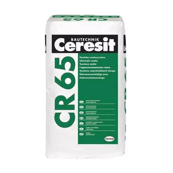 Гидроизоляционный раствор Ceresit CR 65, 25кг