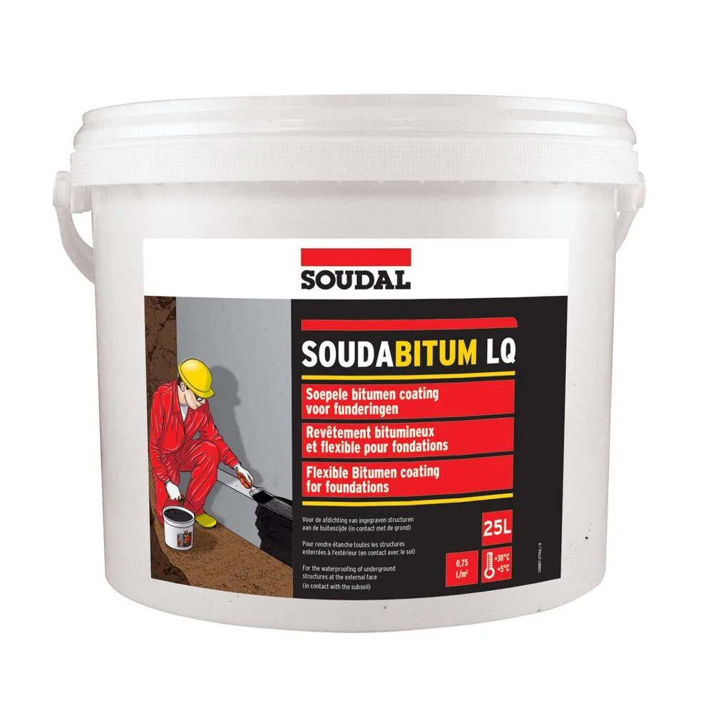 Гидроизоляция Soudal Soudabitum LQ, 25л