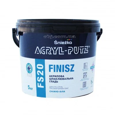 Glet ACRYL-PUTZ FS20 FINISZ, 5kg