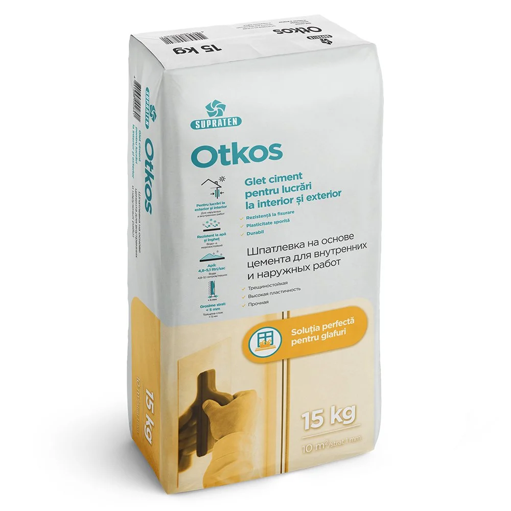 Glet pe baza de ciment Otkos 15kg