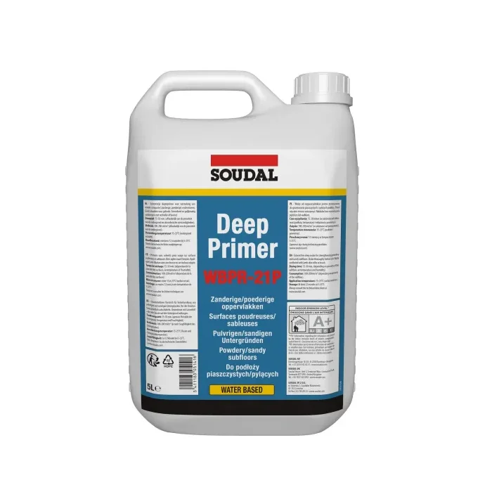 Глубокая грунтовка перед паркетный клей Soudal Deep Primer WBPR-21P 5л