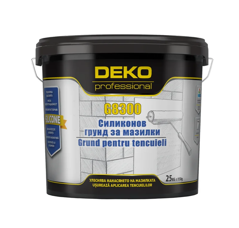 Grund structural profesional DEKO G8300 Policolor amorsă cu nisip de cuarț