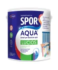 Эмаль акриловая глянцевая SPOR AQUA белый, 2.5л