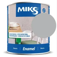 Эмаль алкидная Miks Color серебряный, 0.6кг