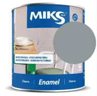 Эмаль алкидная Miks Color серый, 2.8кг