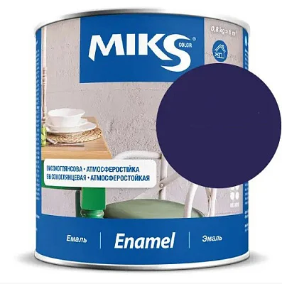 Эмаль Miks Color фиолетовый, 2.8кг
