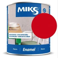 Эмаль Miks Color красная, 0.8кг