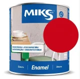 Эмаль Miks Color красная, 2.8кг