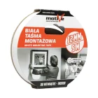 Лента двусторонняя на вспененной основе 12мм х 5м (белая)