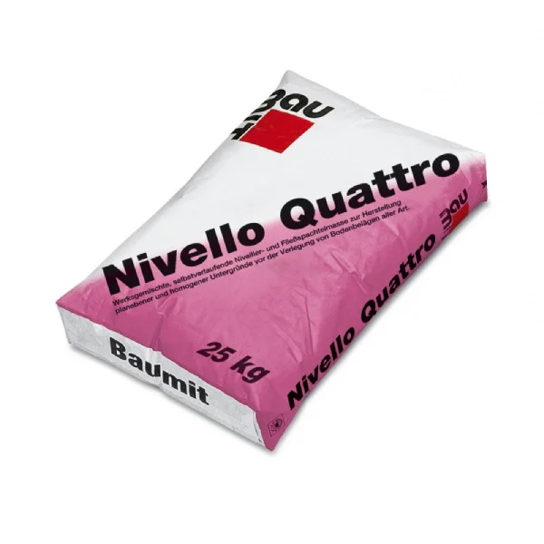 Самовыравнивающаяся смесь Baumit Nivello Quattro, 1-20мм, 25кг