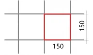 Сетка сварная армирующая ВР 150x150x4мм, 2x1м