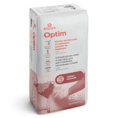 Штукатурка цементная Optim 25кг