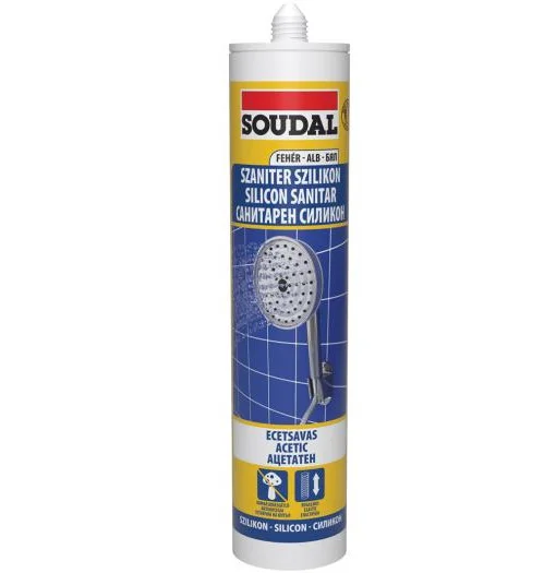 Silicon sanitar Soudal transparent, 280ml