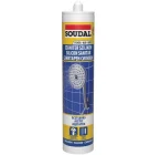 Силикон санитарный Soudal прозрачный, 280мл
