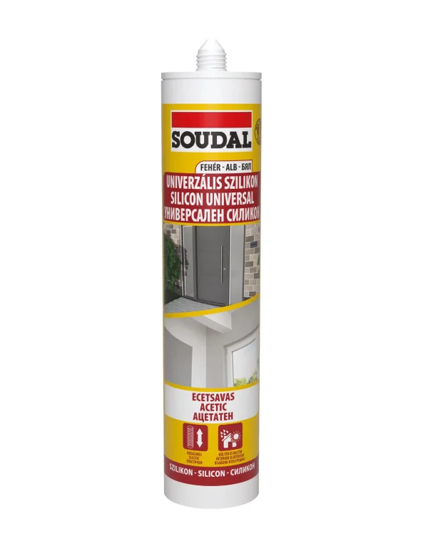 Силикон универсальный Soudal прозрачный 280мл