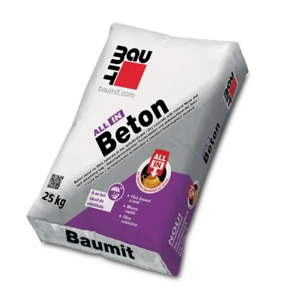 Сухой бетон Baumit All in Beton (бетон, стяжка, раствор), 25кг