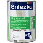 Vopsea email SNIEZKA Supermal alb mat, 0.8L