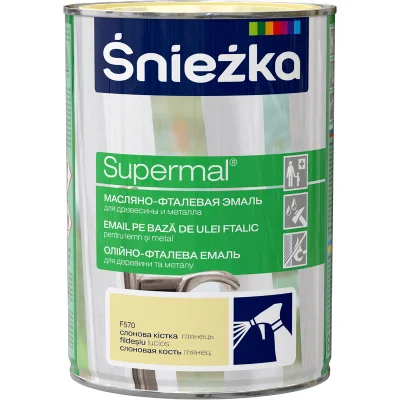 Vopsea email SNIEZKA Supermal fildes 0.8L