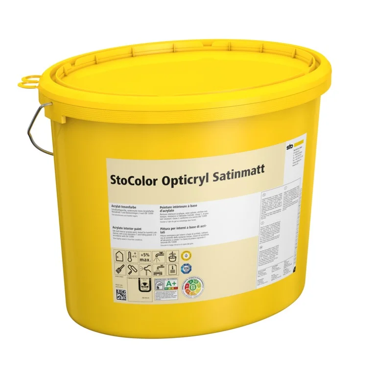 Vopsea Superlavabilă StoColor Opticryl Satinmatt, 10l